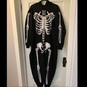 skeleton onesie